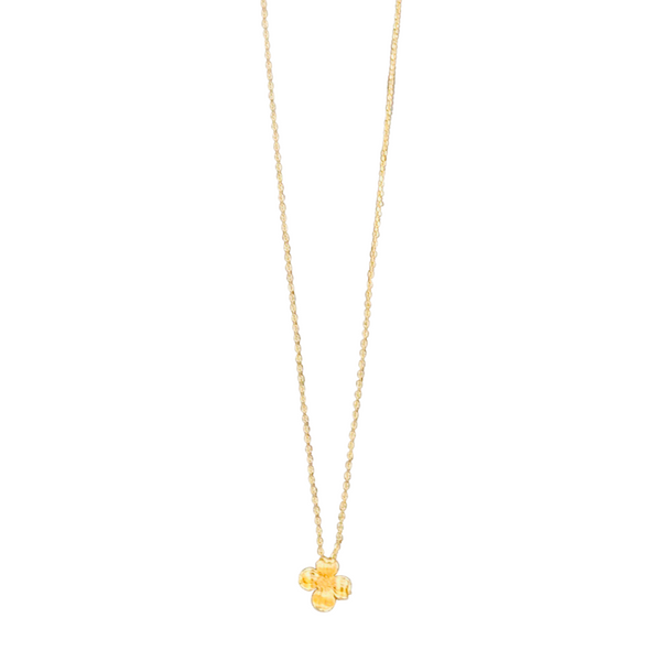 Delicate Dogwood Necklace in Gold