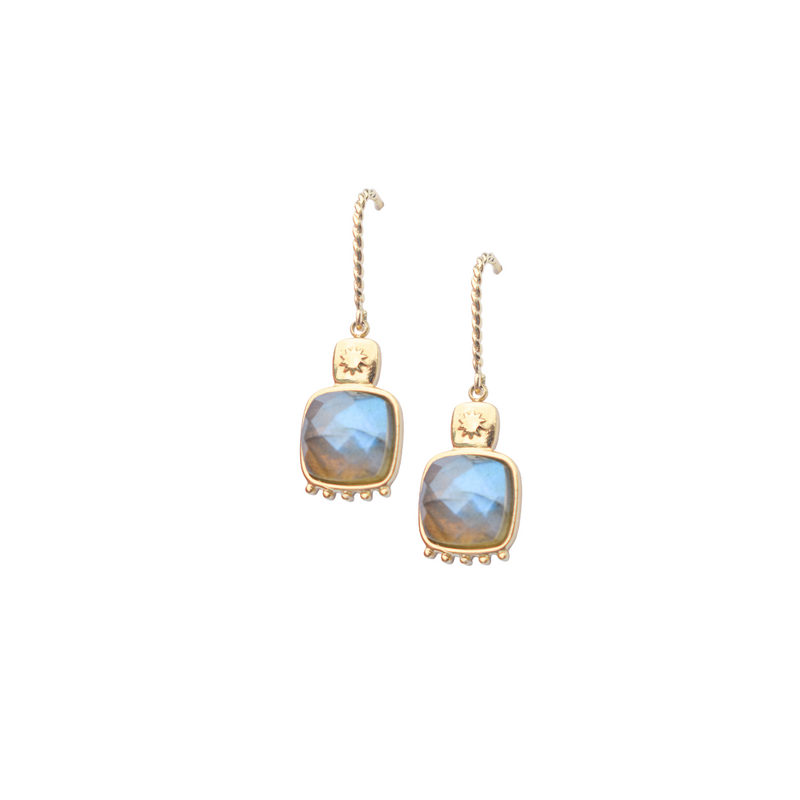 Labradorite Aurora Earrings