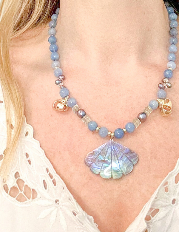 Kailua Beach Gemstone Necklace