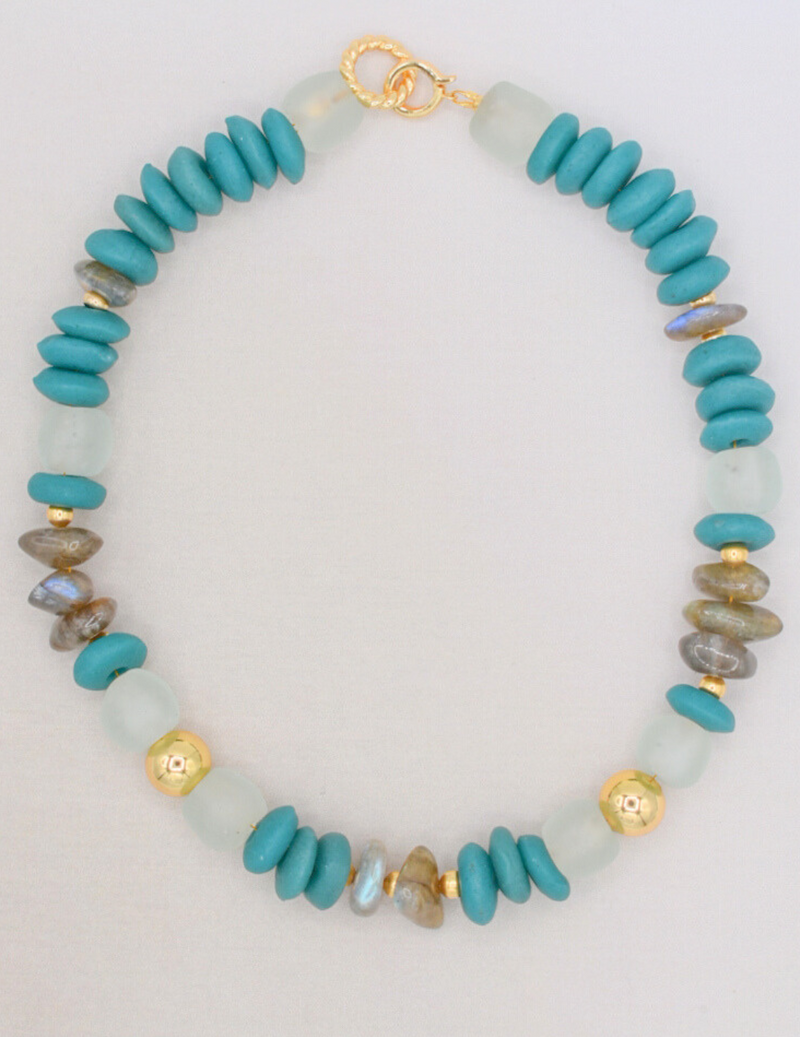 Labradorite Sea Spray Necklace