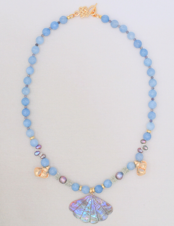 Kailua Beach Gemstone Necklace