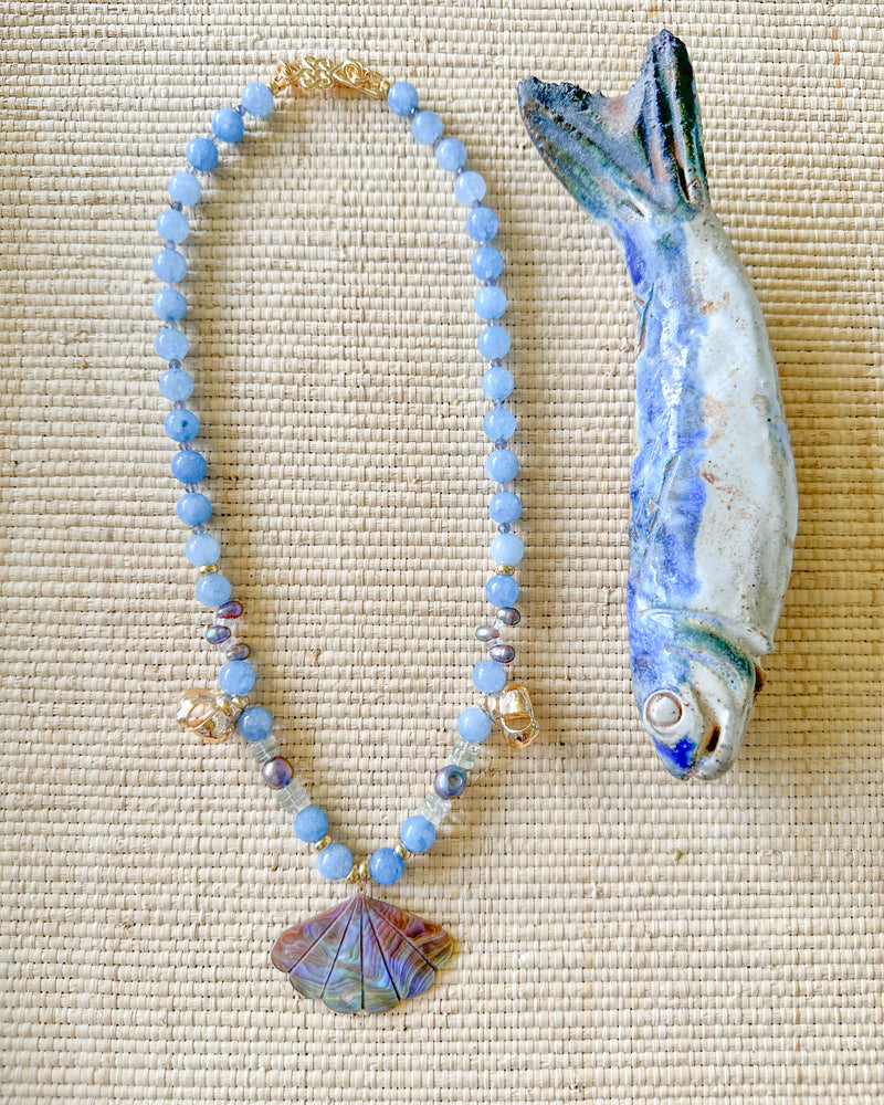 Kailua Beach Gemstone Necklace