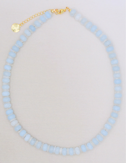 Moon and Sky Gemstone Necklace