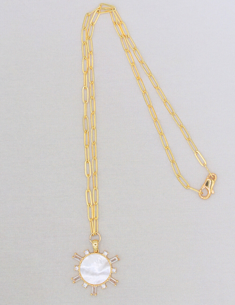 Mother of Pearl Soleil Necklace