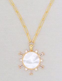 Mother of Pearl Soleil Necklace