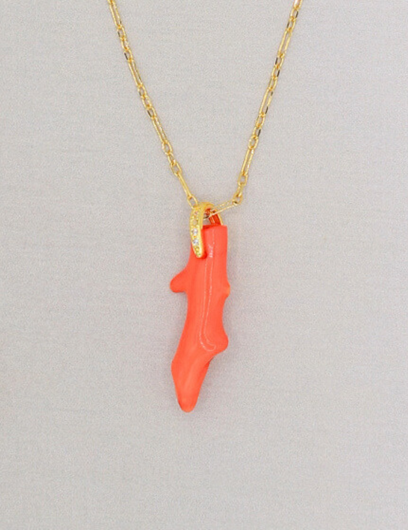 Coral Branch Necklace