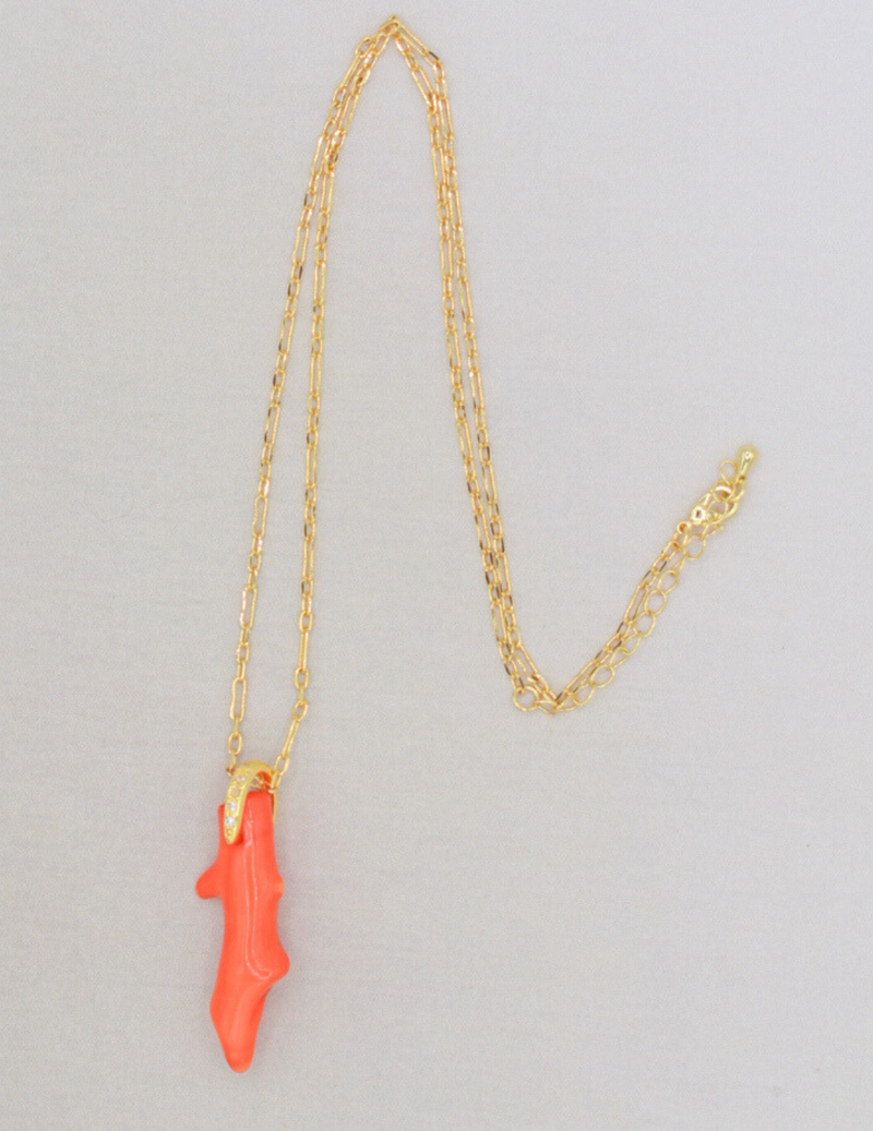 Coral Branch Necklace