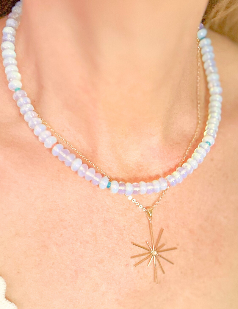 Superstar Necklace With Ethiopian Opal