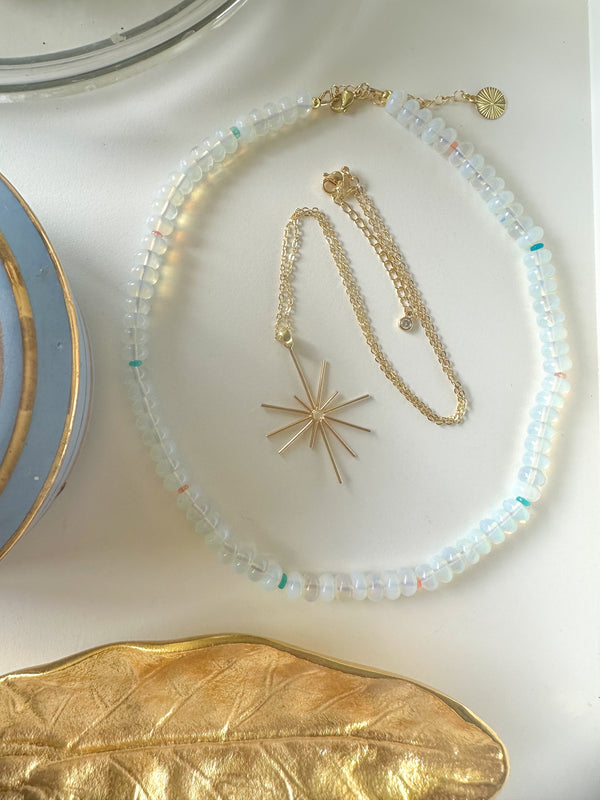 Superstar Necklace With Ethiopian Opal