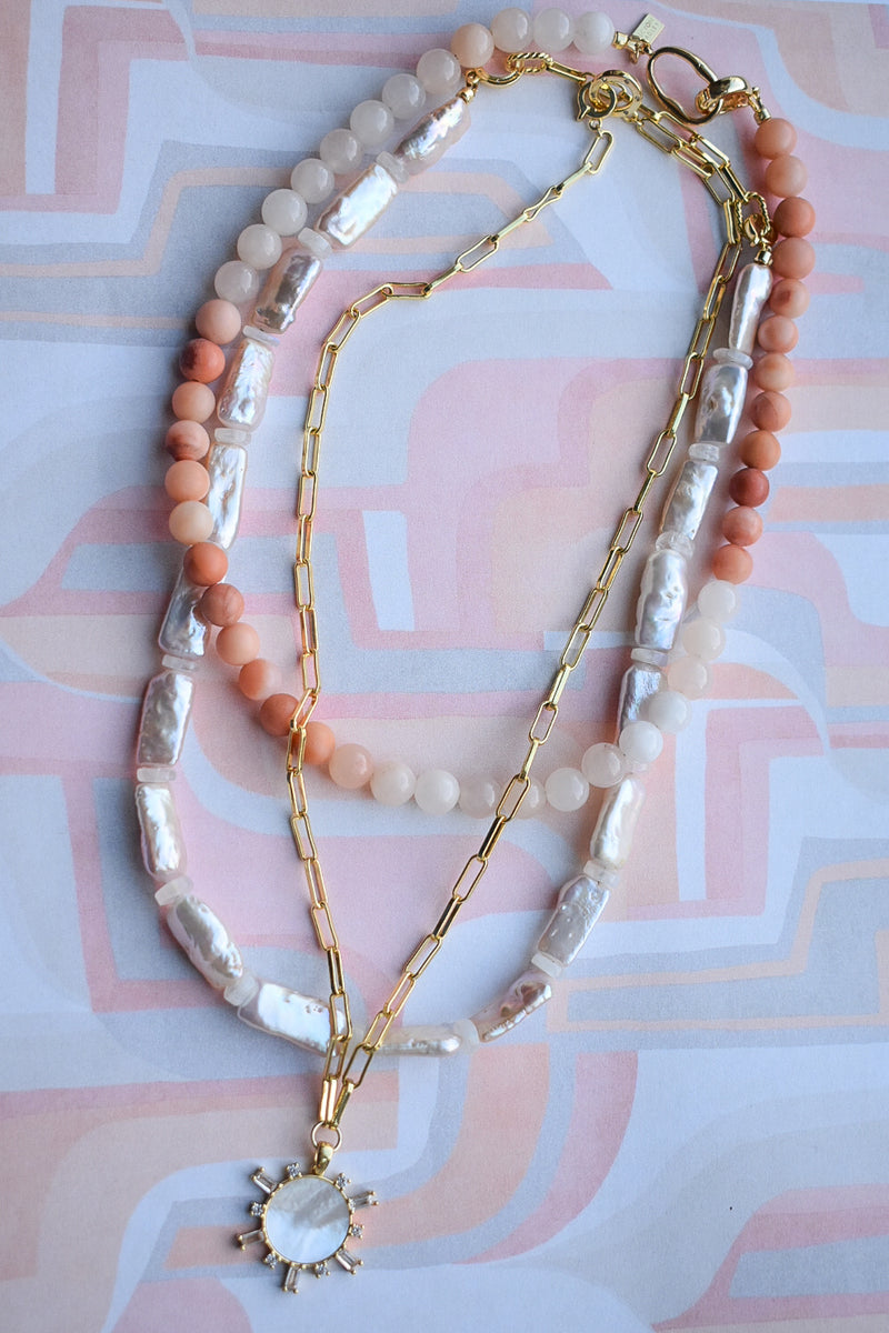 Mother of Pearl Soleil Necklace