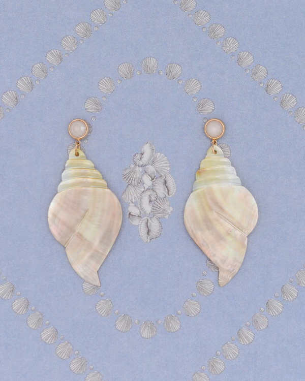 Beachcomber Earrings With Mother of Pearl
