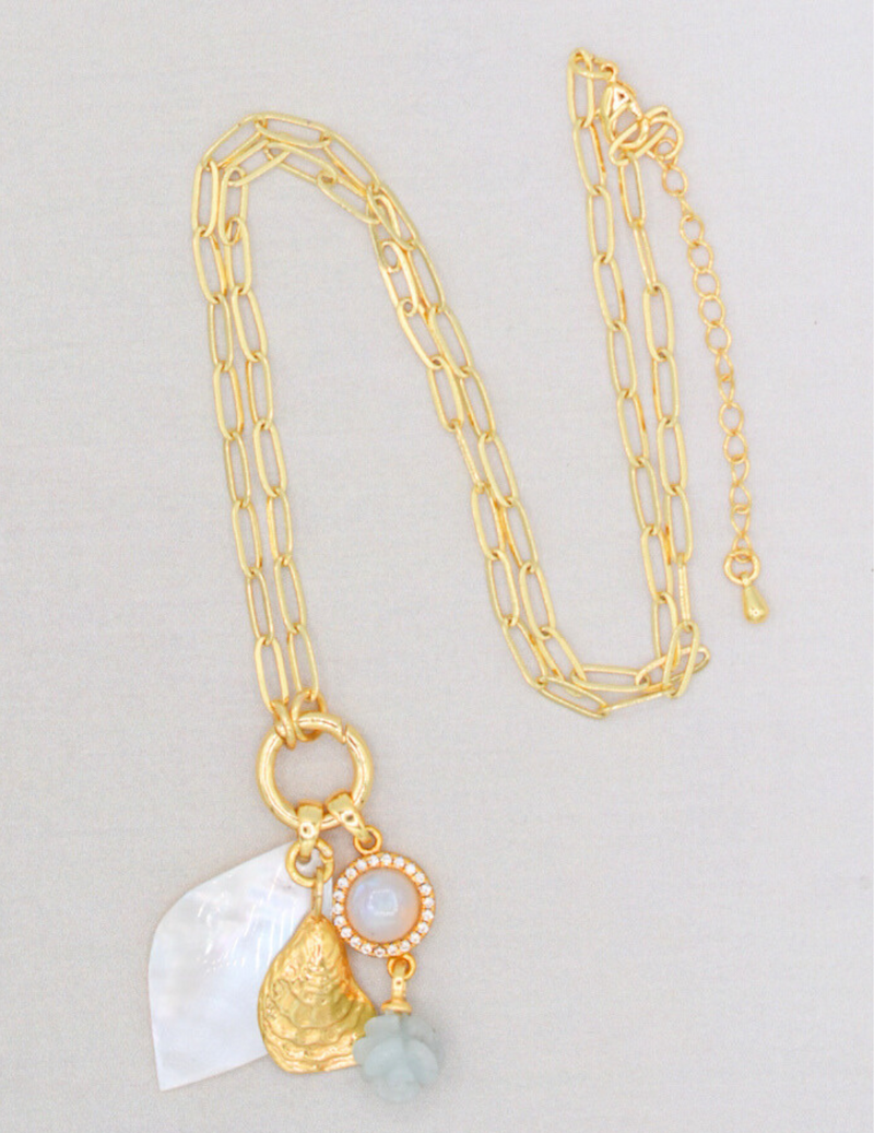 Duxbury Beach Charm Necklace