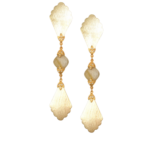 Art deco online statement earrings