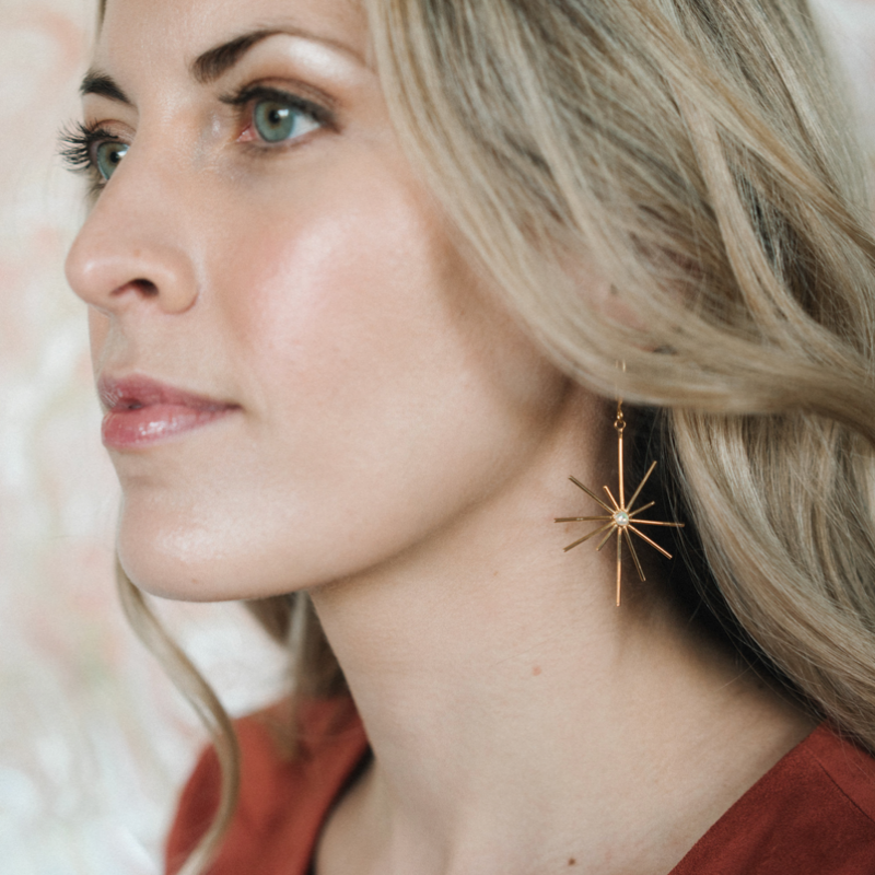 Unique statement earrings deals