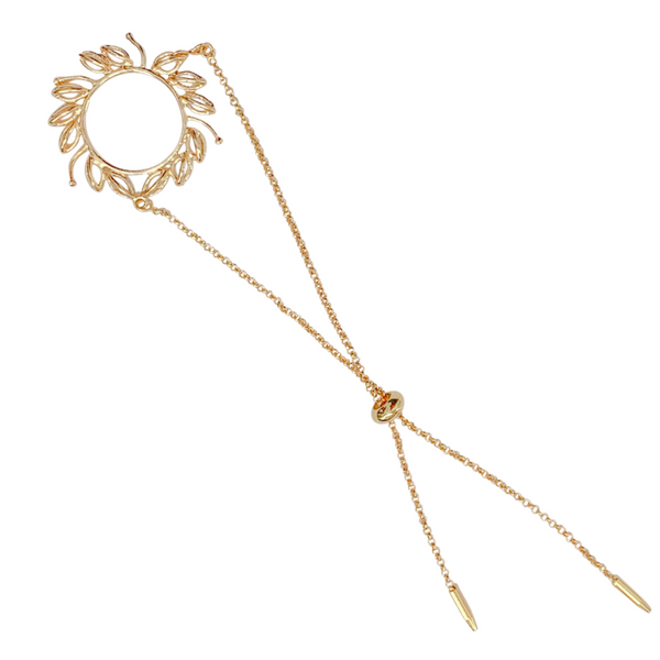 Halcyon & Hadley Olive Wreath Bracelet in Gold - Women's Earrings - Women's Jewelry - Unique Earrings - Statement Earrings