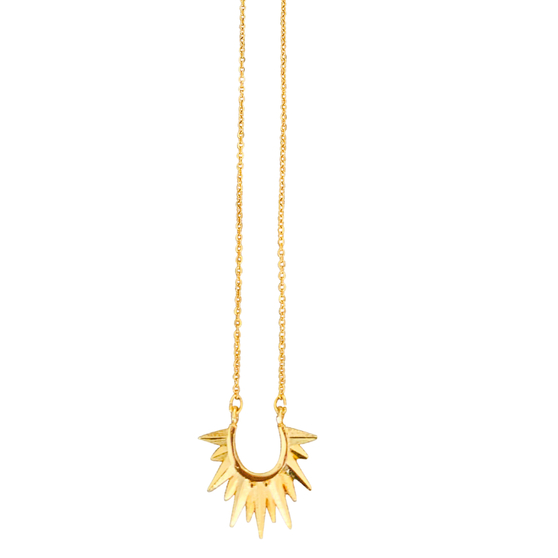 Solstice Necklace in Gold