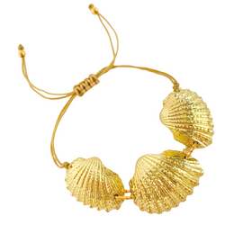 Halcyon & Hadley Ipswich Clam Bracelet - Women's Earrings - Women's Jewelry - Unique Earrings - Statement Earrings