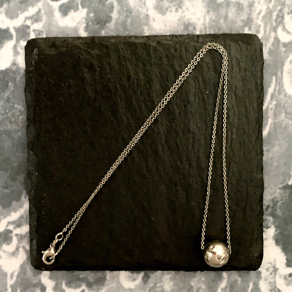 Halcyon & Hadley Lunar Necklace in Platinum - Women's Earrings - Women's Jewelry - Unique Earrings - Statement Earrings